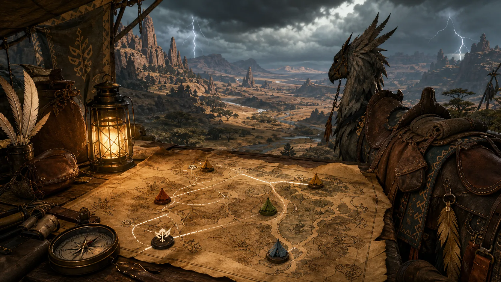 Monster Hunter Wilds Camps, Seikret, and Quest Route Section
